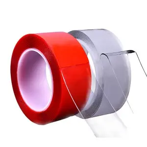 Double Side Reusable Removable Clear Washable Anti-Slip Fix Nano Magic Tape